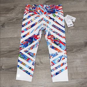 Athleta kaleidoscope sonar capri leggings